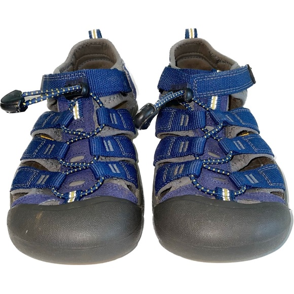 KEEN | Newport H2 Navy Blue Sandals Shoes Little Boys Size 2 - Picture 2 of 4